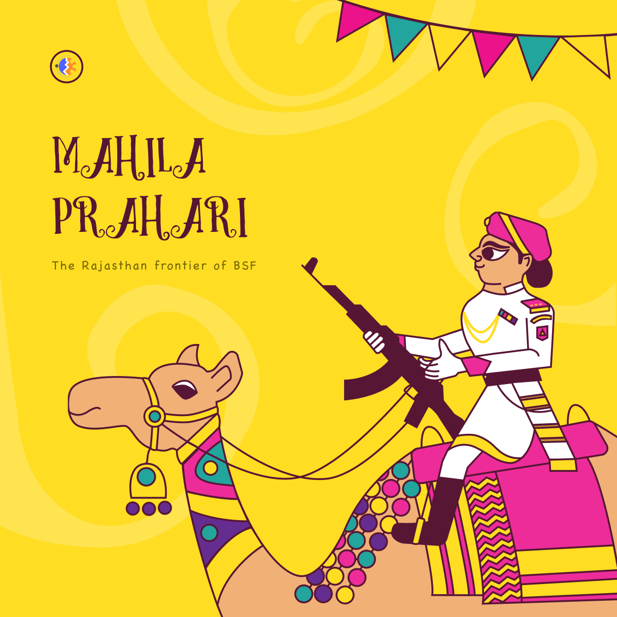 Mahila Prahari, BSF illustration post